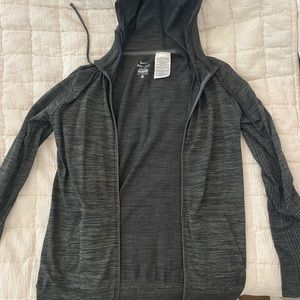 Nike athletic dry fit zip up jacket